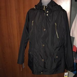 Micheal Kors  Hooded Trench/Rain Coat